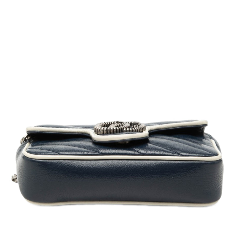 Super Mini GG Marmont Matelasse Leather Torchon Flap Crossbody - Image 3