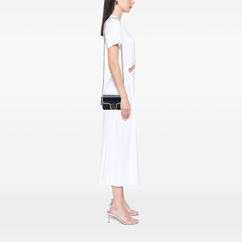 Super Mini GG Marmont Matelasse Leather Torchon Flap Crossbody - Image 7