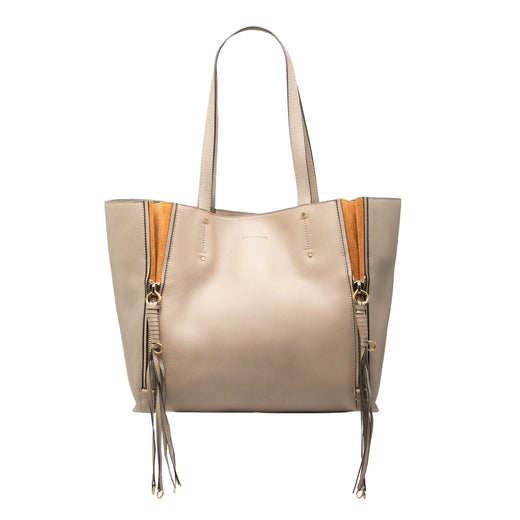 Large Leather Milo Shopping Tote - Image 1