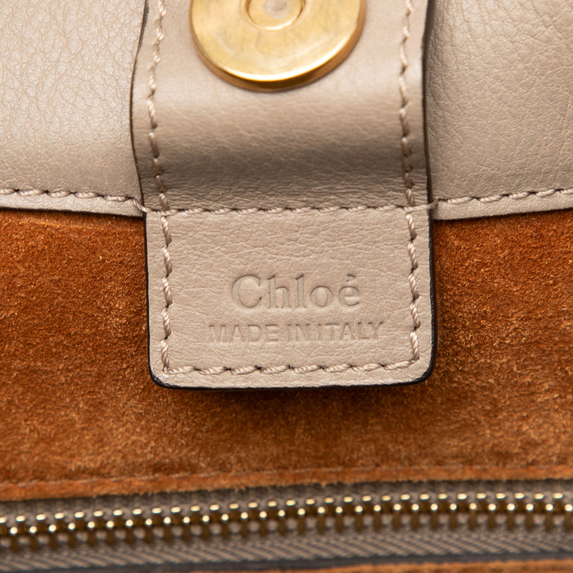 Large Leather Milo Shopping Tote - Image 5