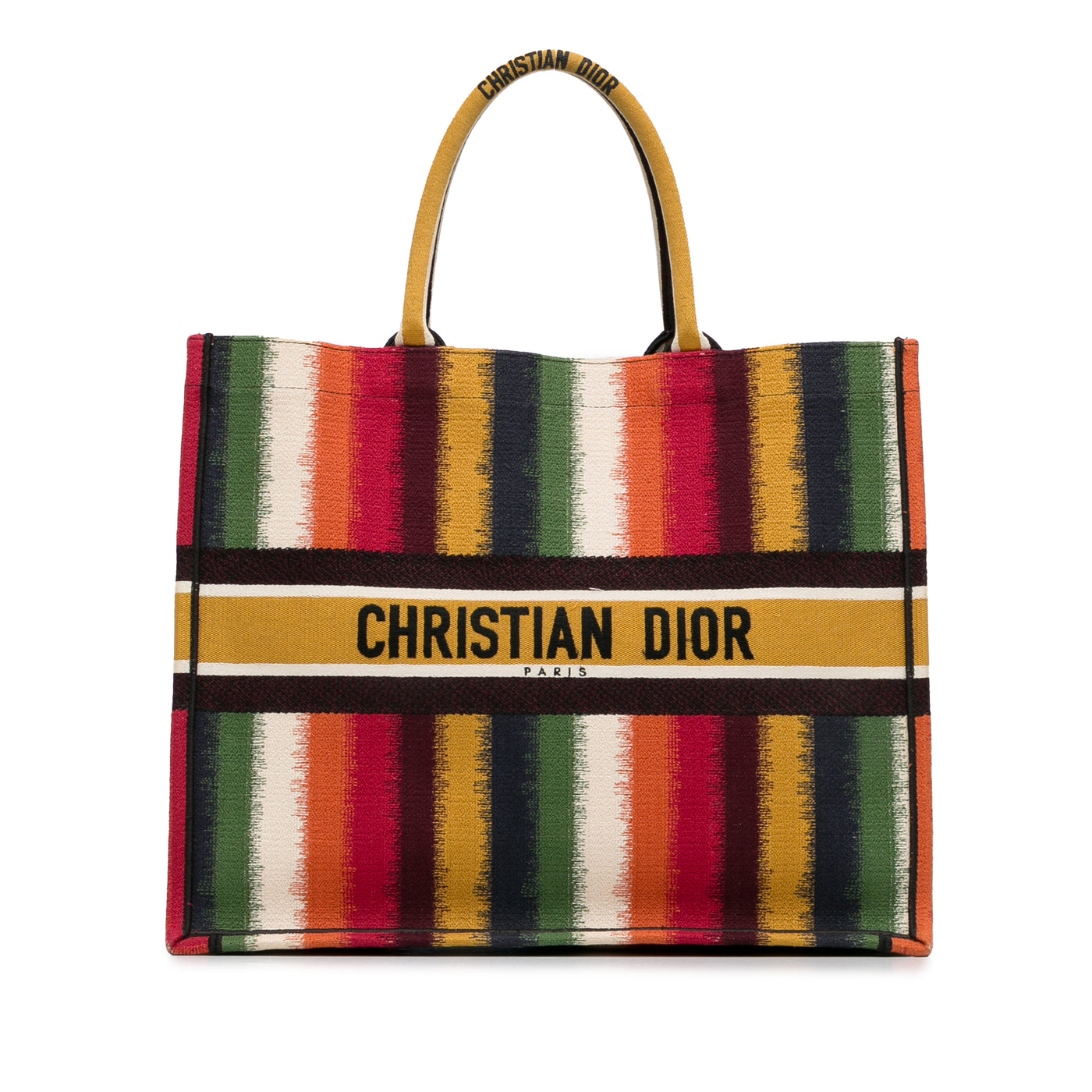 Large Striped Book Tote - Image 1