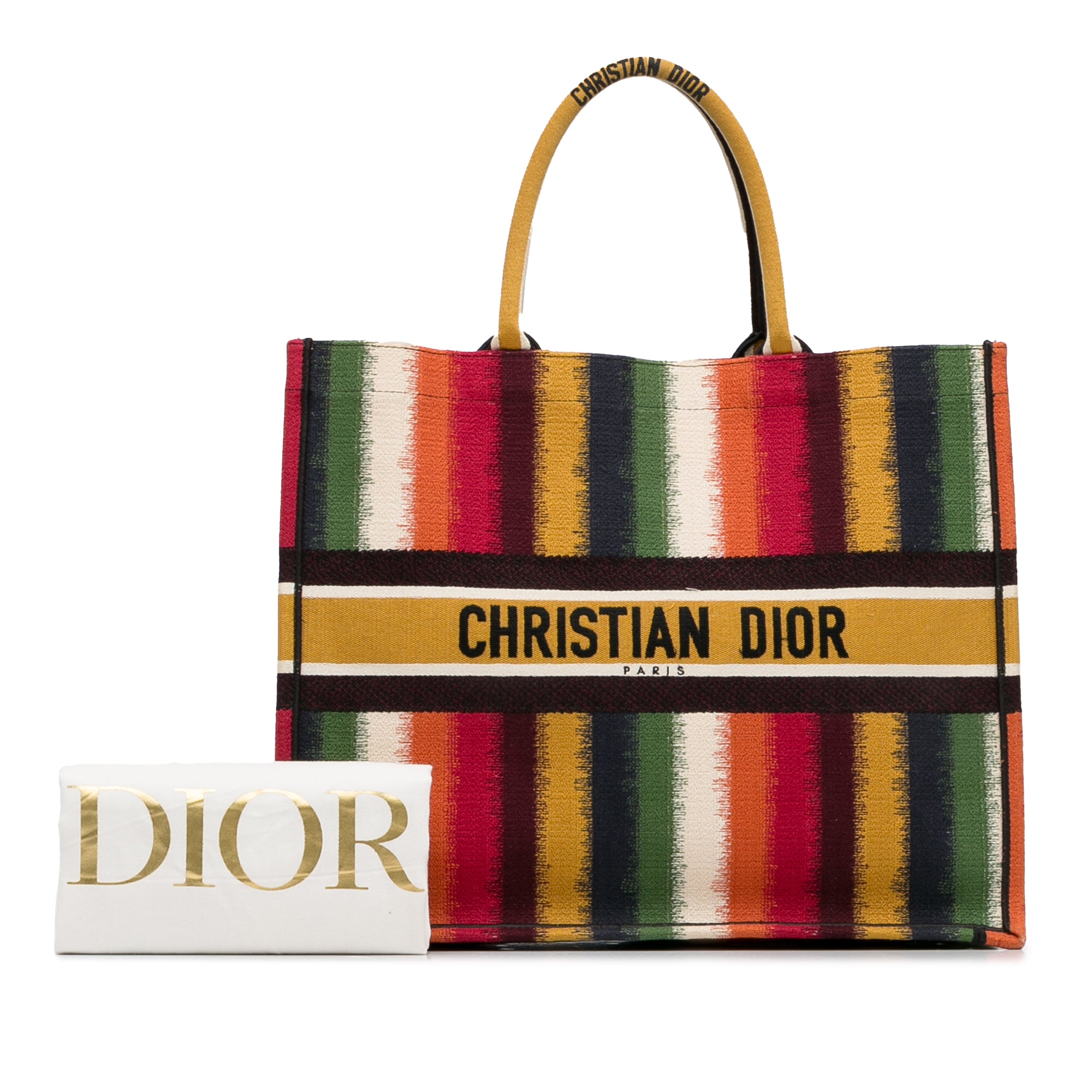 Large Striped Book Tote - Image 11