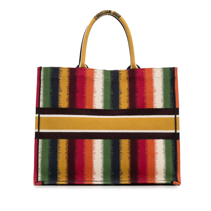 Large Striped Book Tote - Image 4