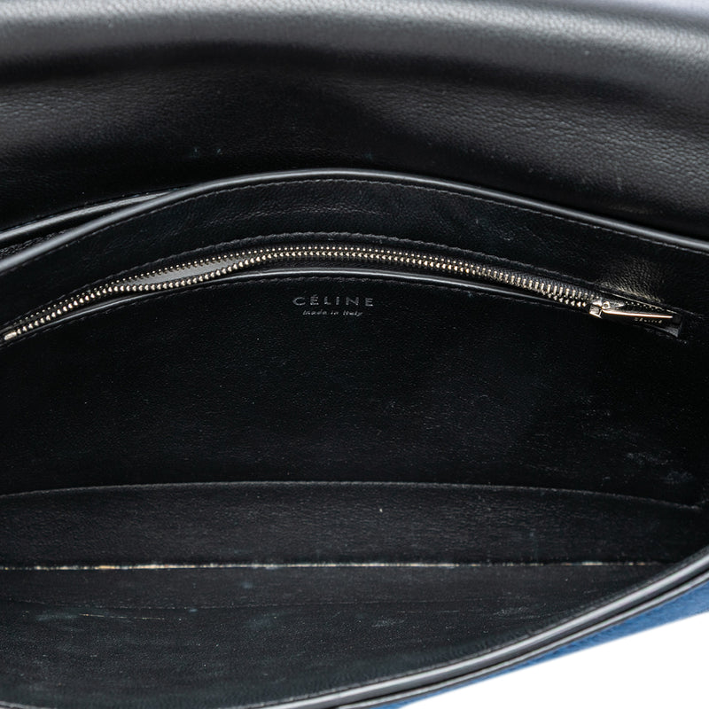 Multicolor Leather and Pony Hair Diamond Shoulder Bag - Image 4