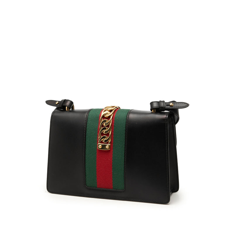 Small Calfskin Web Sylvie Satchel - Image 2