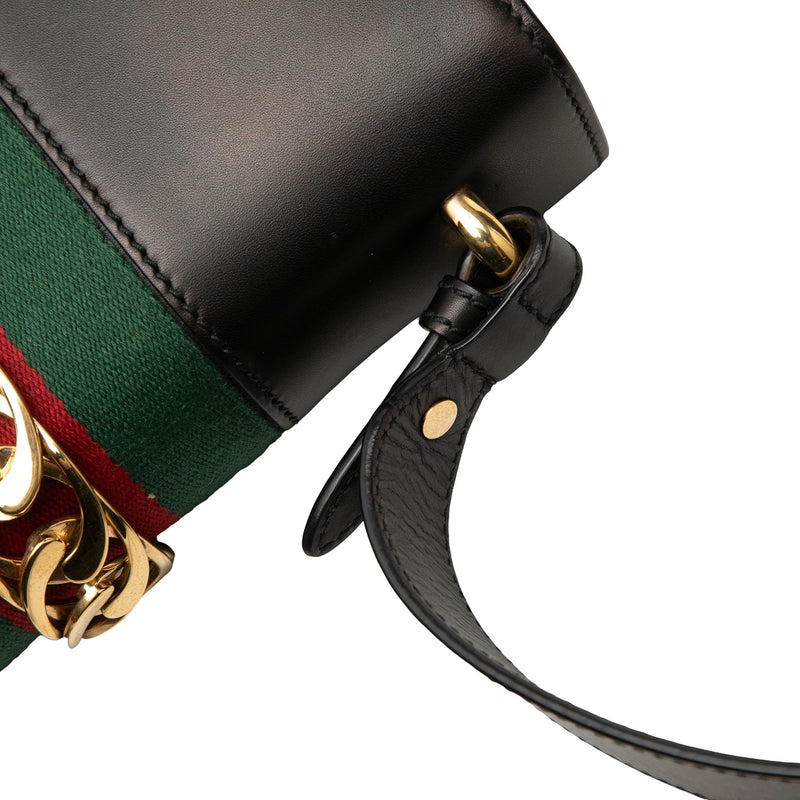 Small Calfskin Web Sylvie Satchel - Image 6