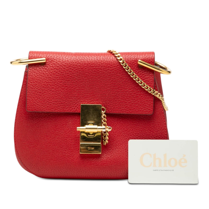 Mini Leather Drew Crossbody - Image 8