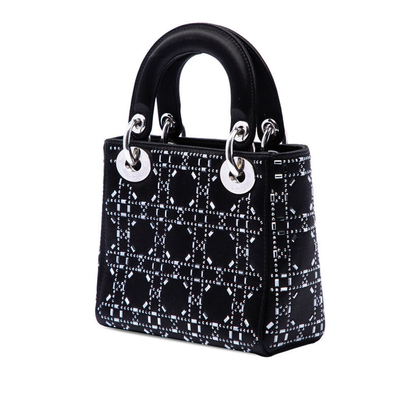 Mini Velvet Cannage Strass Embellished Lady Dior - Image 2