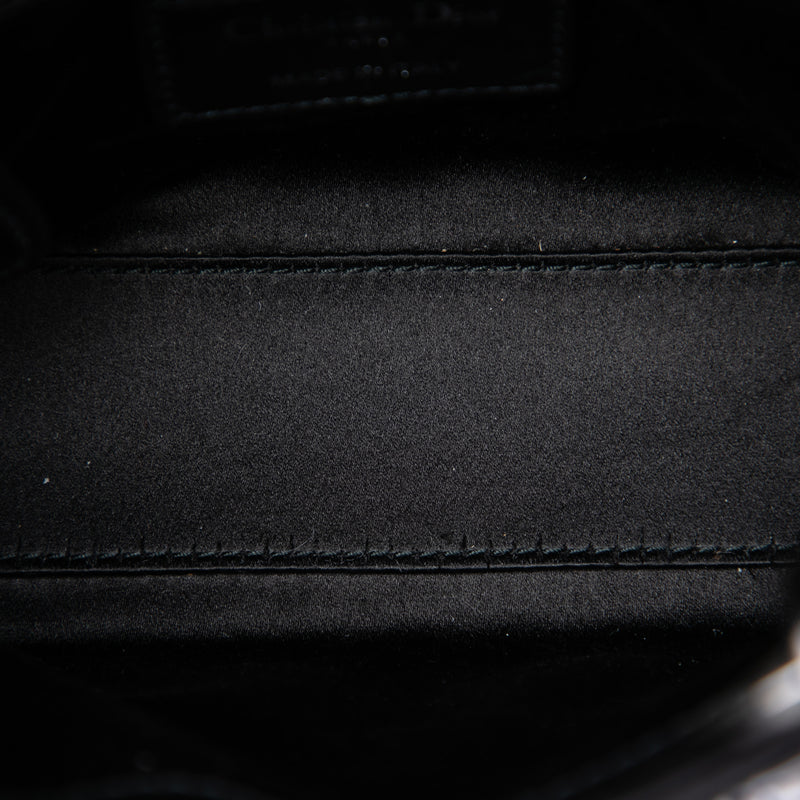 Mini Velvet Cannage Strass Embellished Lady Dior - Image 4