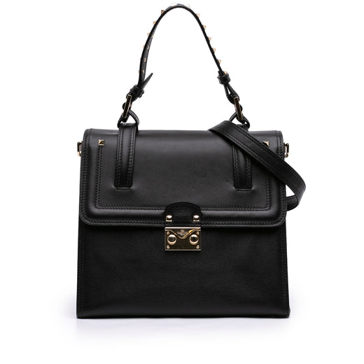 Leather Rockstud Cabana Satchel - Image 1