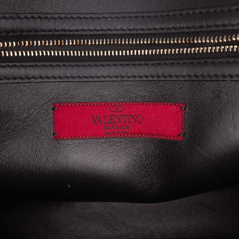 Leather Rockstud Cabana Satchel - Image 5