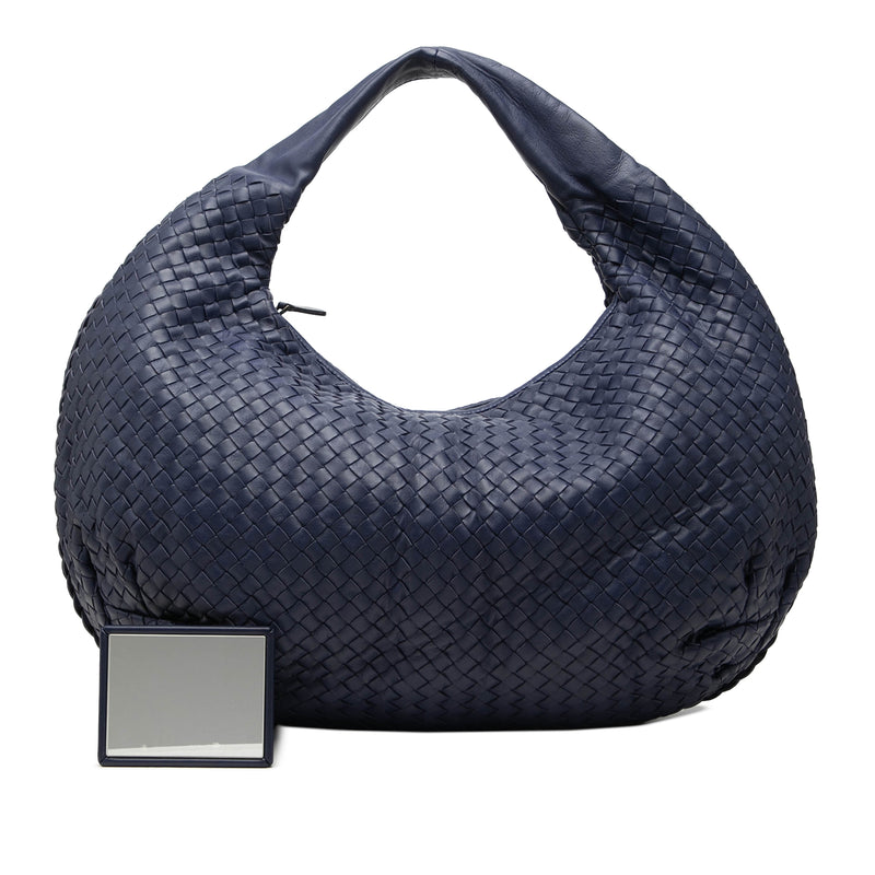 Large Nappa Intrecciato Belly Hobo - Image 7