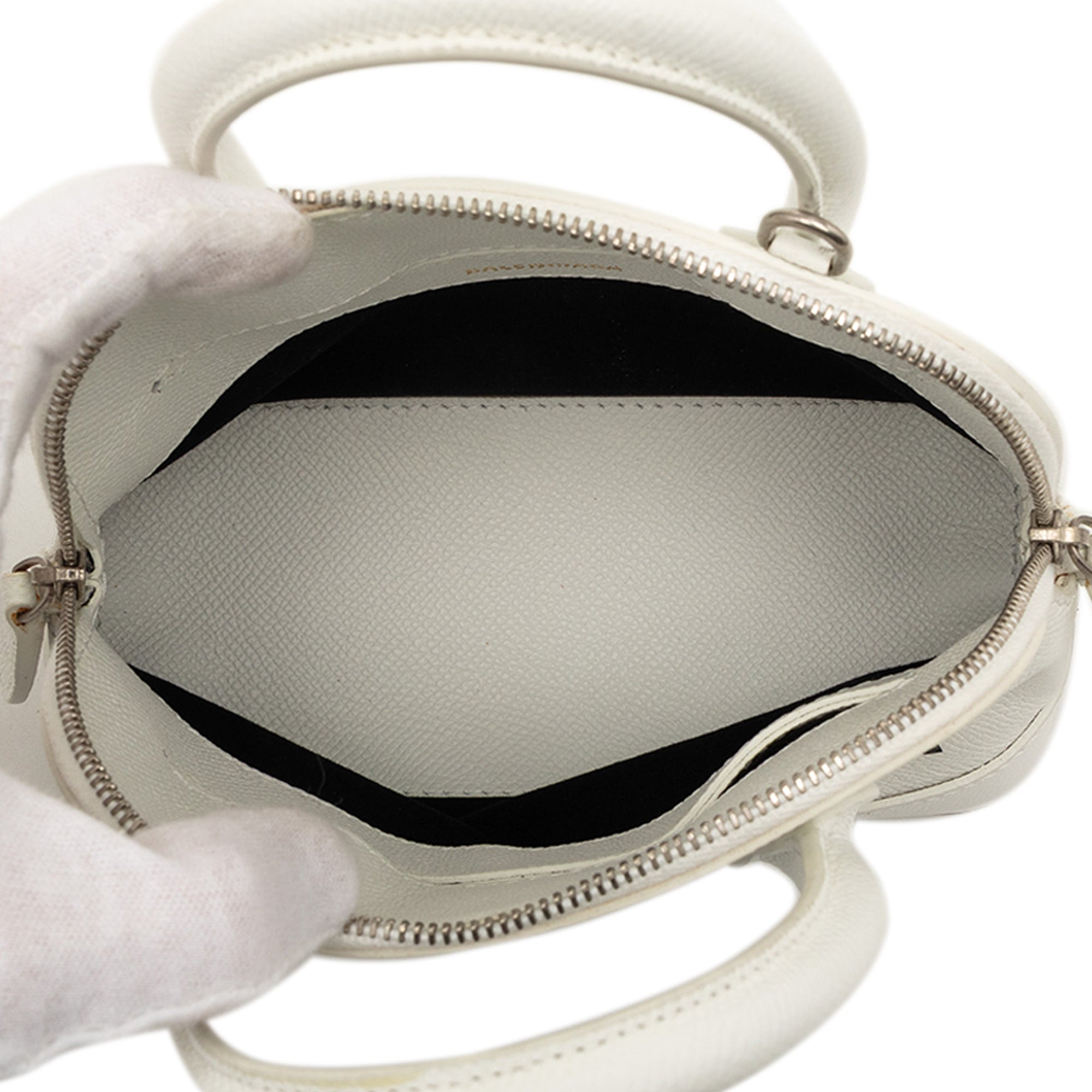 XXS Calfskin Ville Top Handle Bag - Image 4