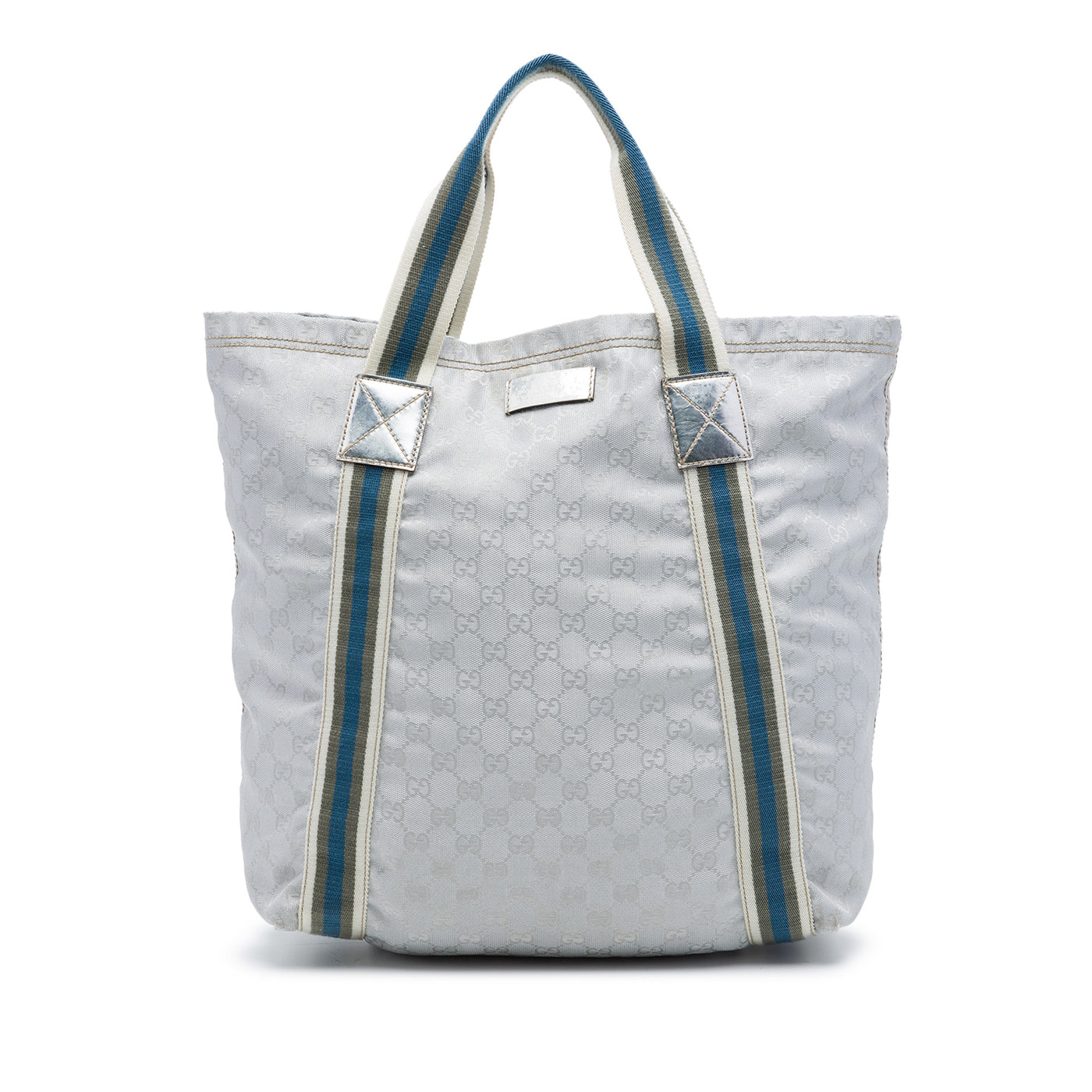 GG Canvas Web Tote - Image 1