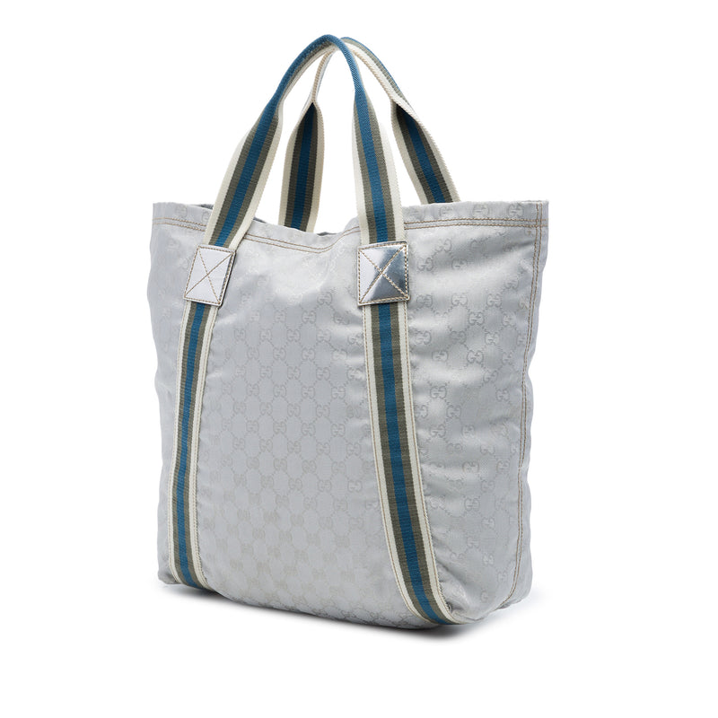 GG Canvas Web Tote - Image 2