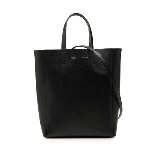 Small Grained Calfskin Vertical Cabas Tote - Image 1