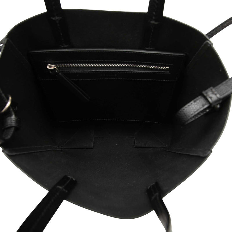 Small Grained Calfskin Vertical Cabas Tote - Image 4