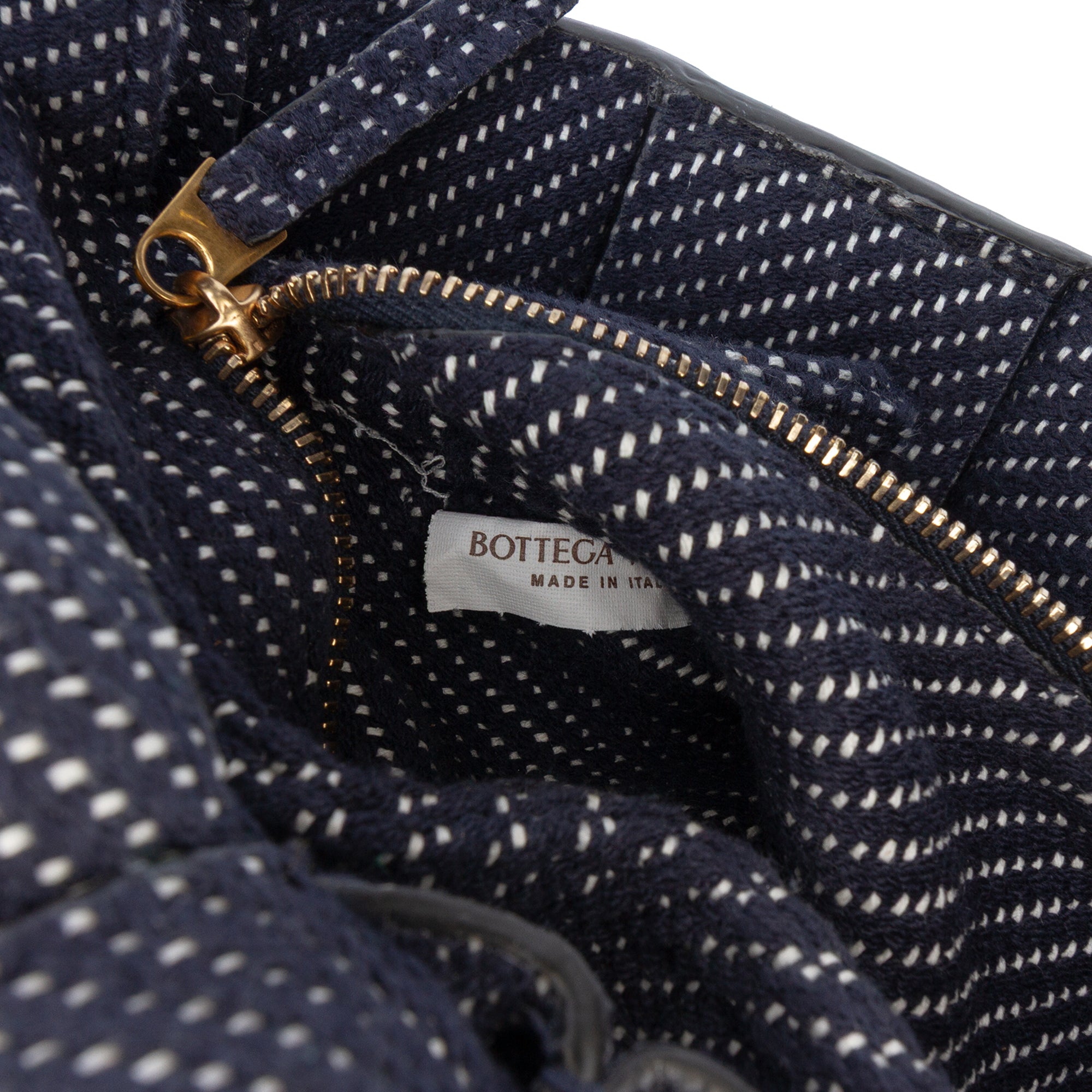 Denim Intrecciato Cassette Padded Crossbody - Image 5