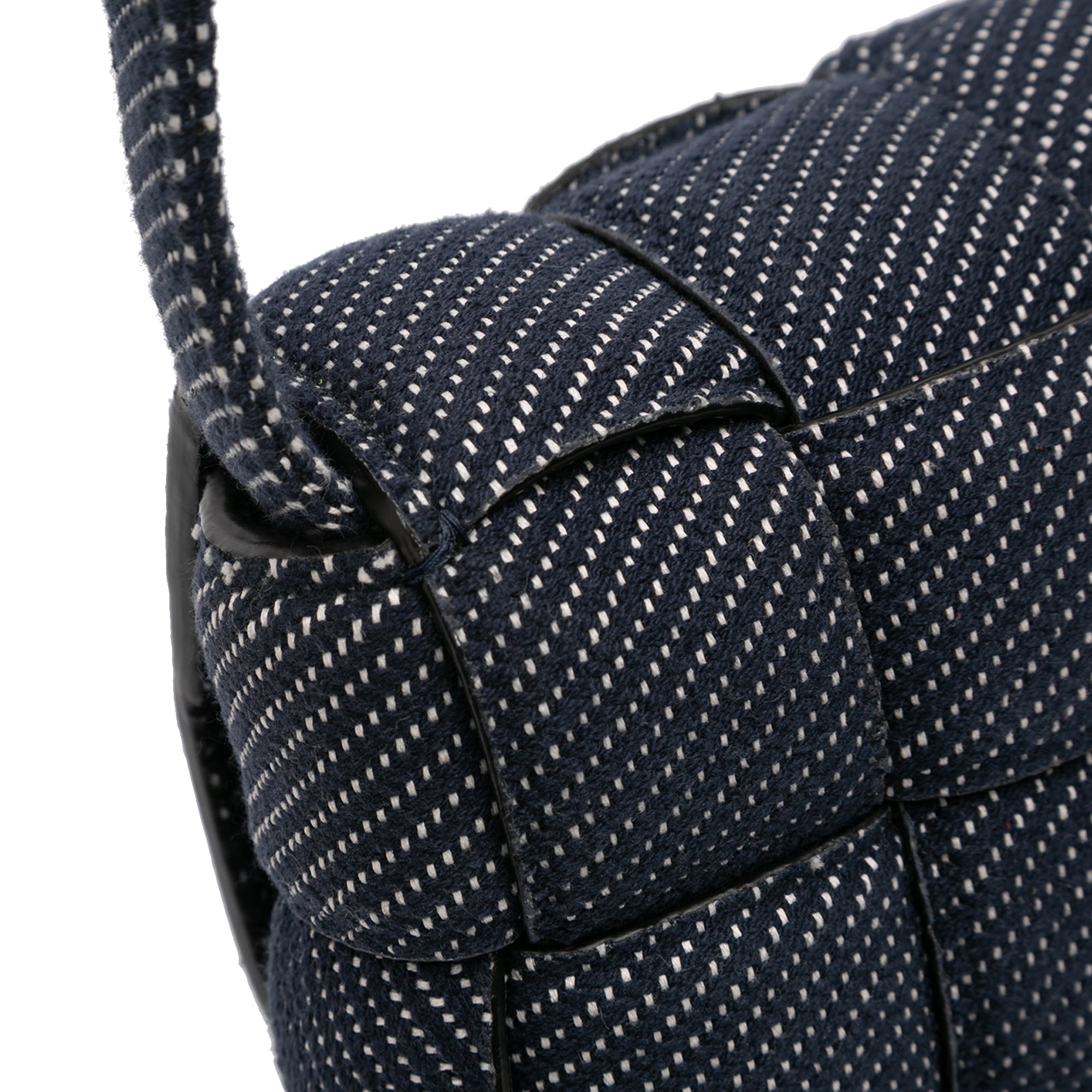 Denim Intrecciato Cassette Padded Crossbody - Image 9