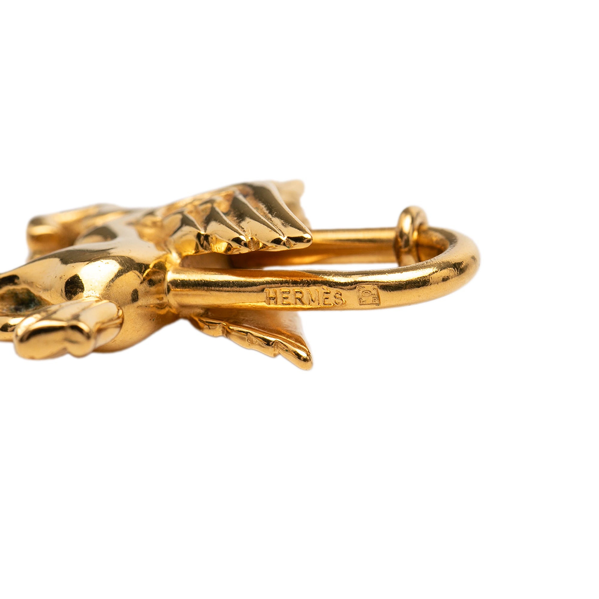 Gold Plated Pegasus Cadena Lock Charm - Image 3