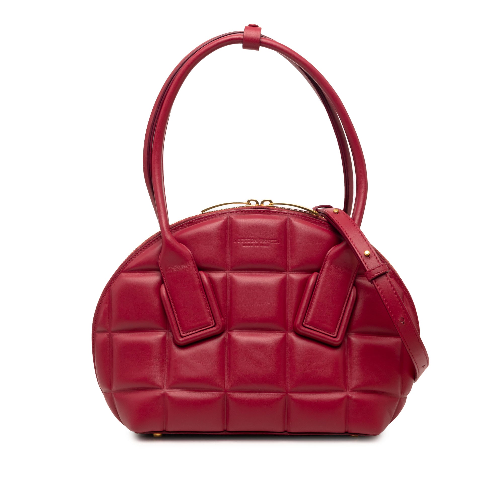 Small Leather Padded BV Swoop Bag - Image 1