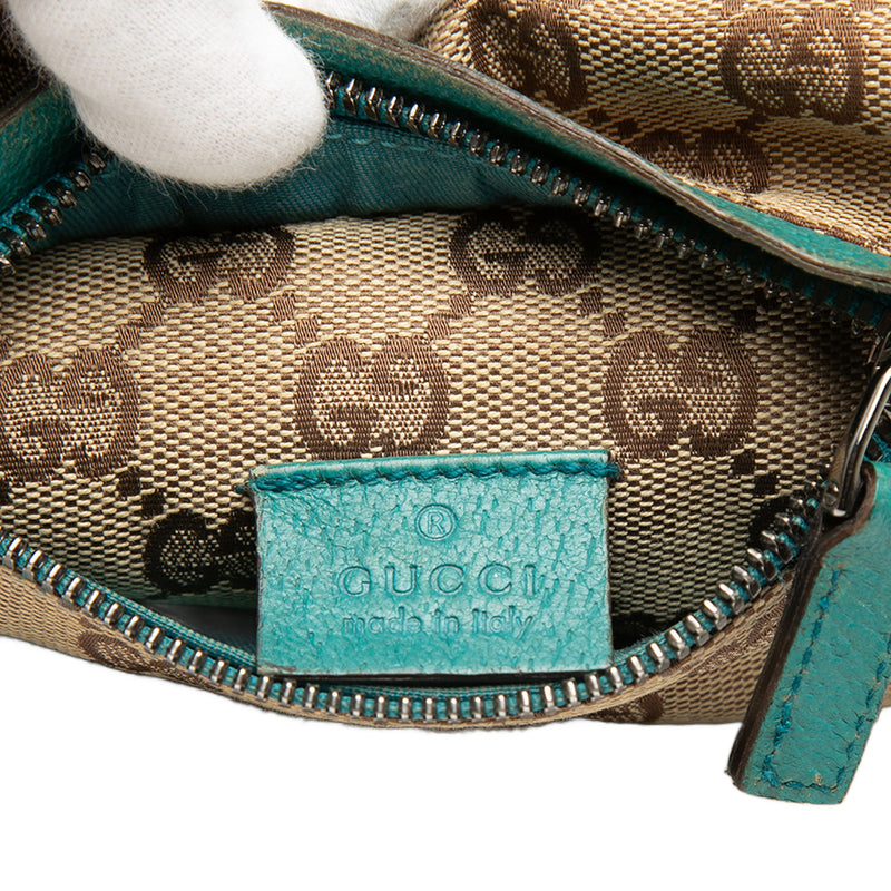 GG Canvas Web Double Pocket Belt Bag - Image 5