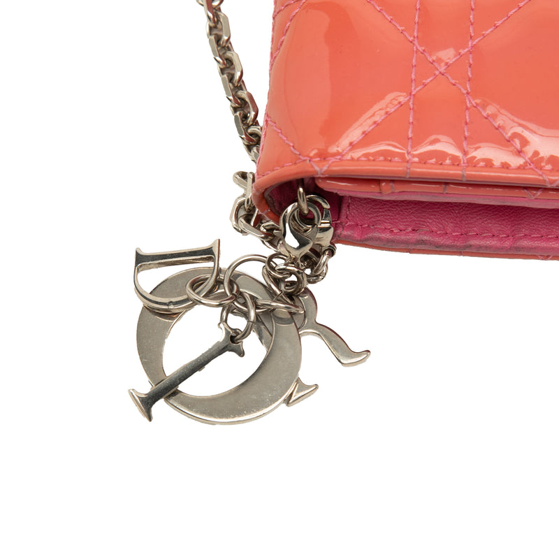 Patent Cannage Lady Dior Wallet On Chain - Image 6