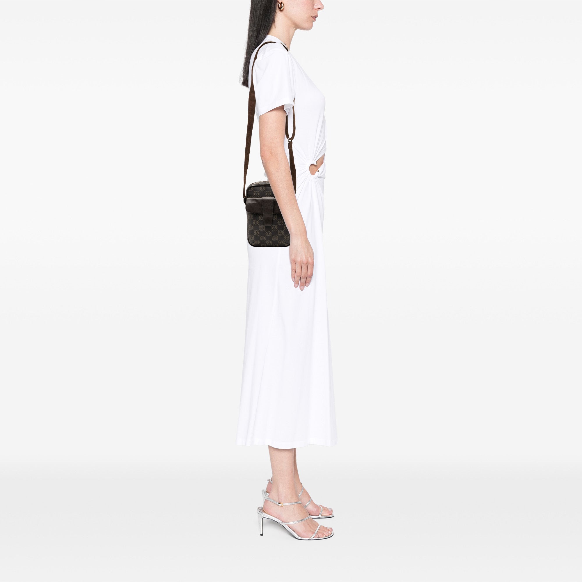 Anagram Coated Canvas Crossbody - Image 7