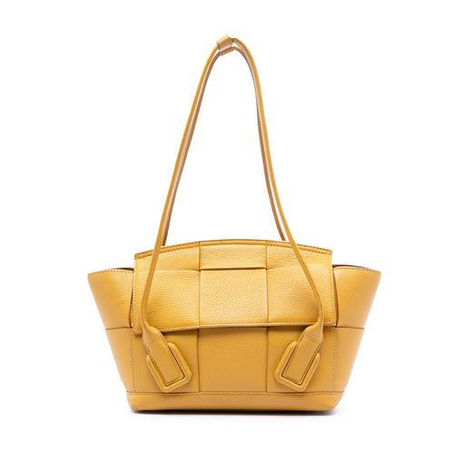 Small Goatskin Maxi Intrecciato Arco Satchel - Image 1