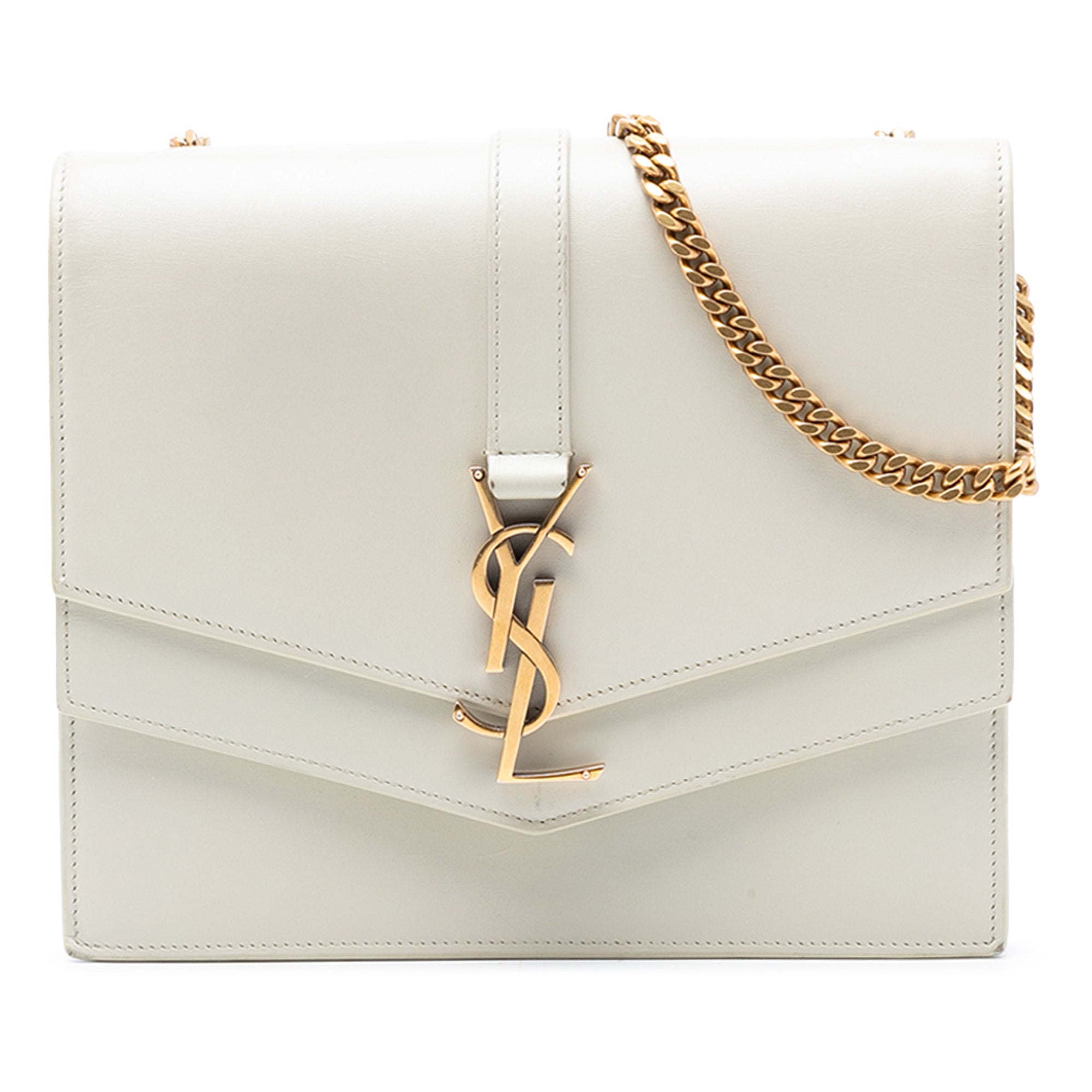 Medium Leather Monogram Sulpice Crossbody - Image 1