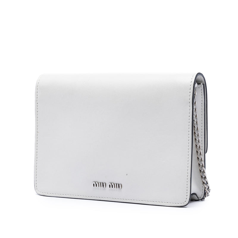 Smooth Leather Star Crystal Embellished Crossbody - Image 2