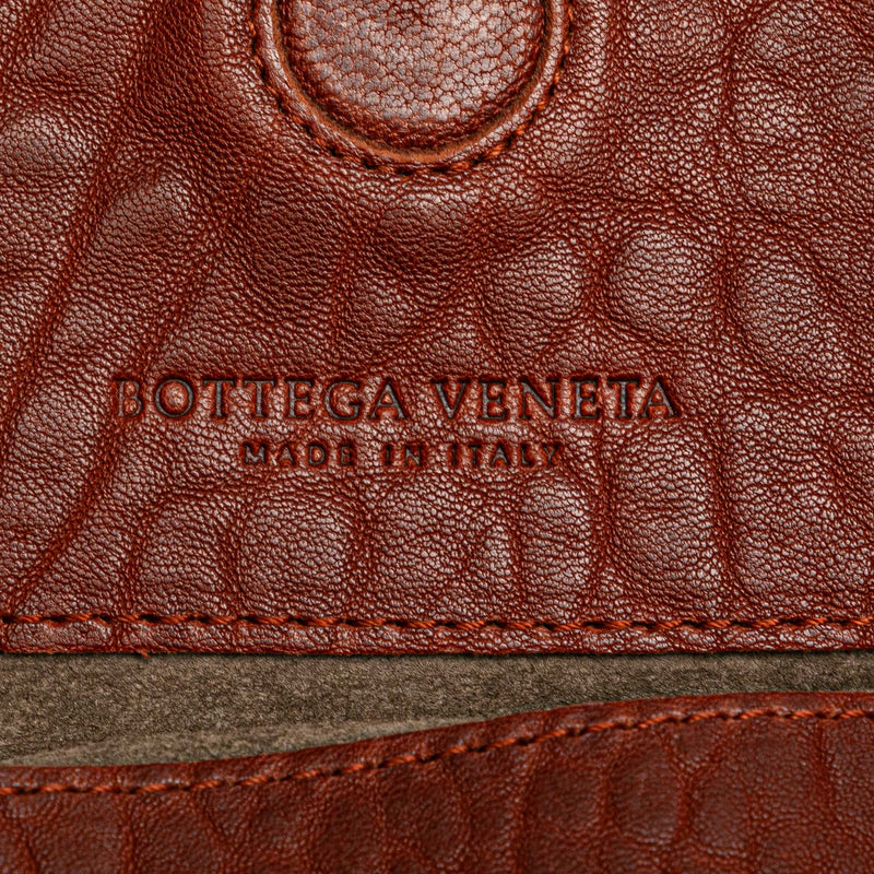 Textured Leather Whipstitch Duo Shoulder Bag - Image 5