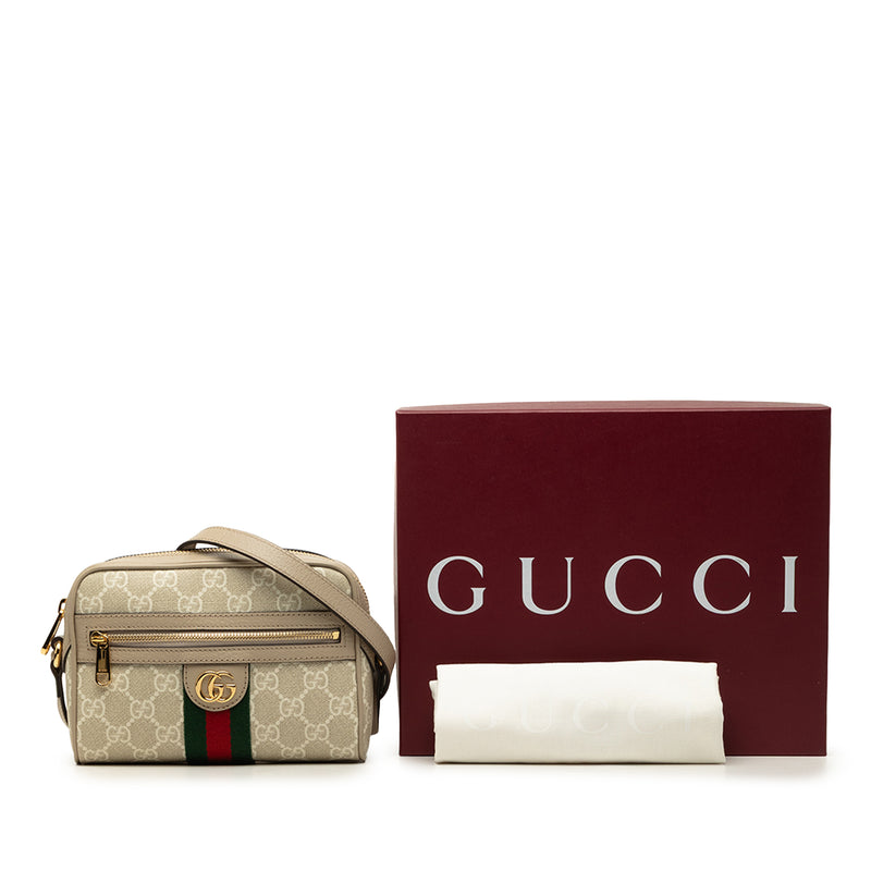 Mini GG Supreme Web Ophidia Crossbody - Image 7