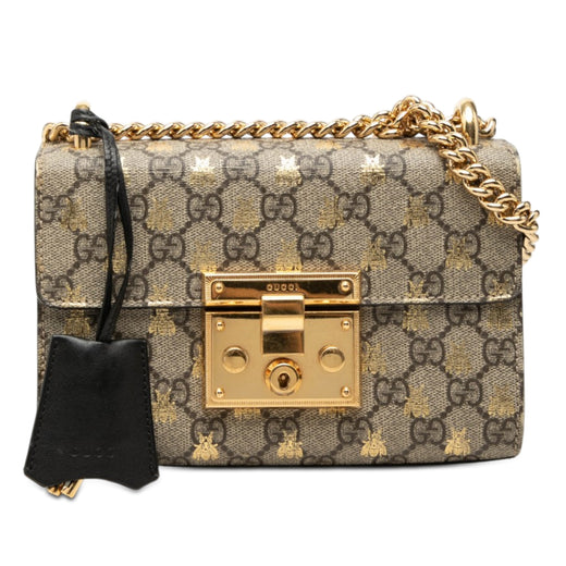 Small GG Supreme Bee Padlock Crossbody - Image 1