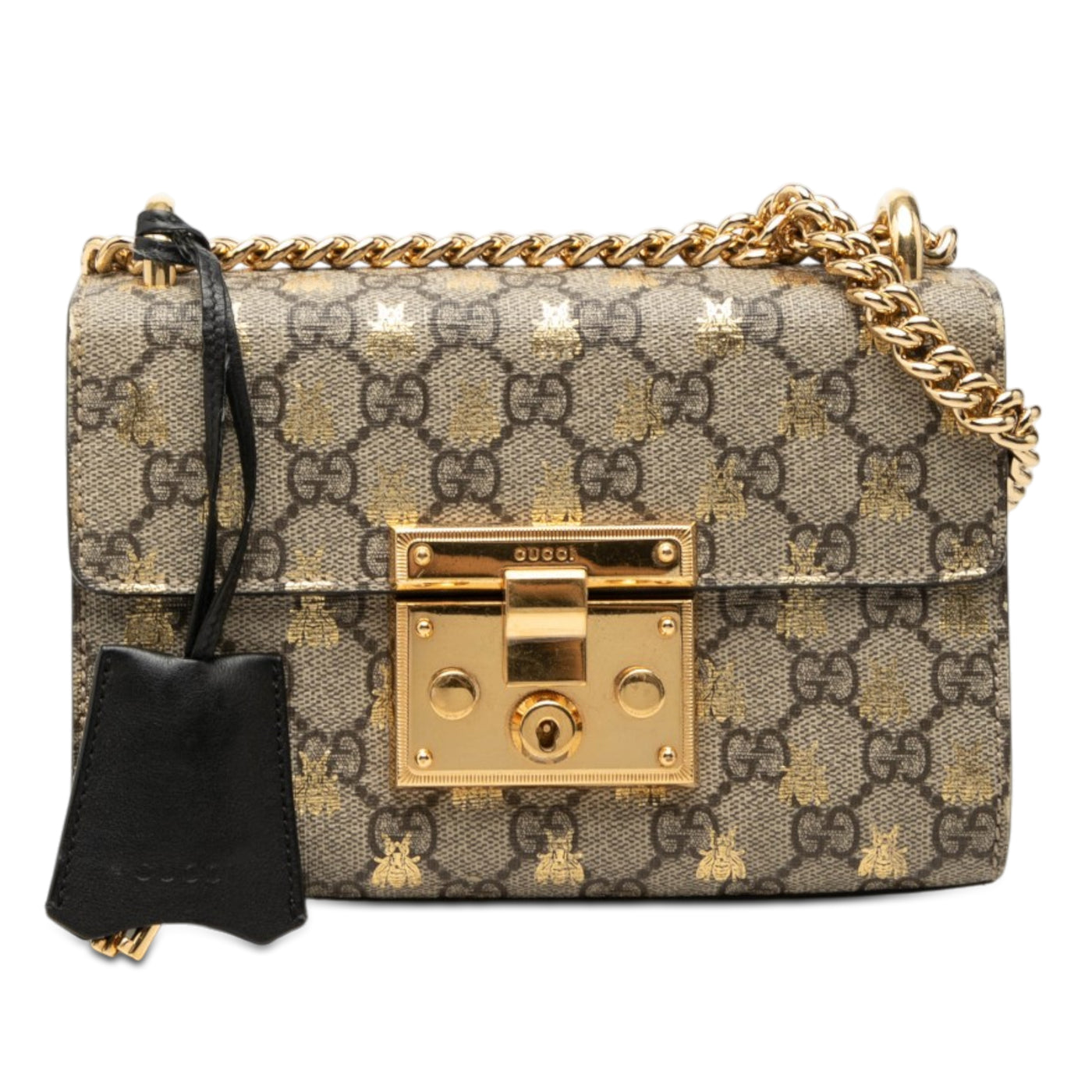 Small GG Supreme Bee Padlock Crossbody - Image 1