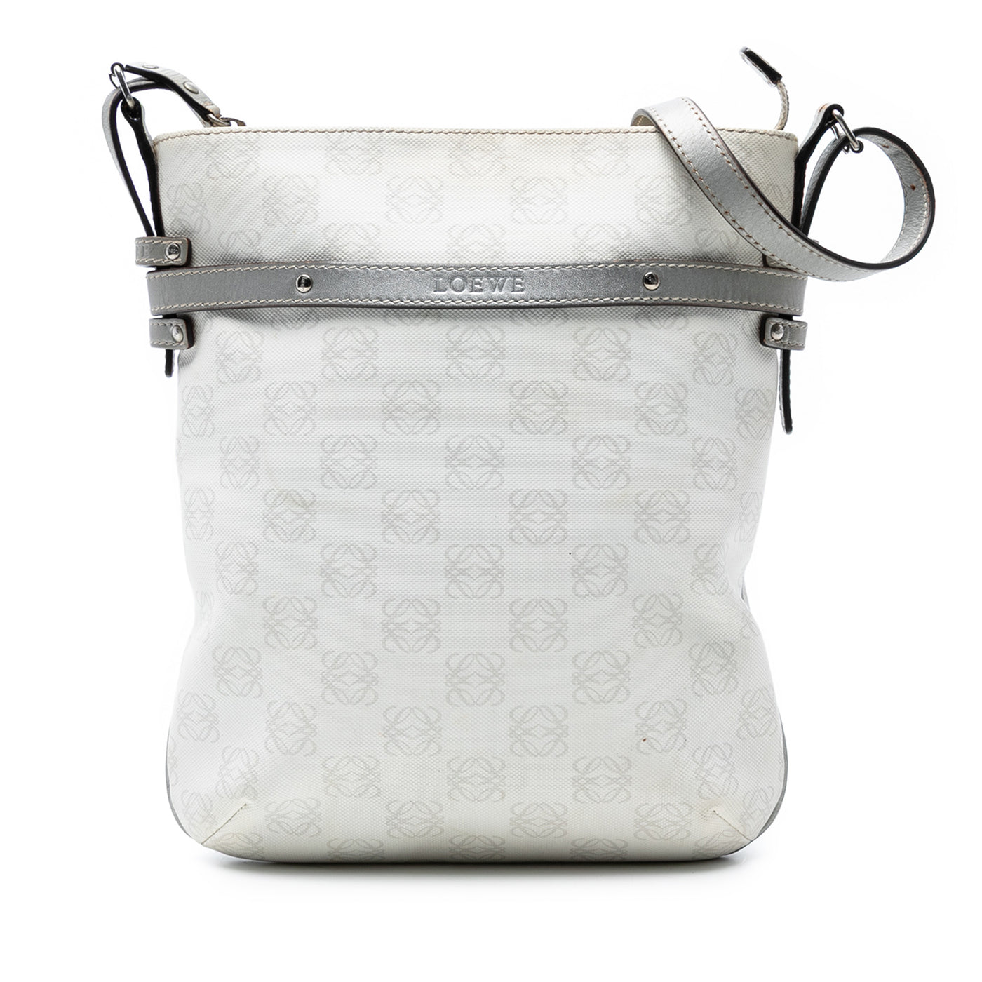 Anagram Coated Canvas Crossbody - Image 1