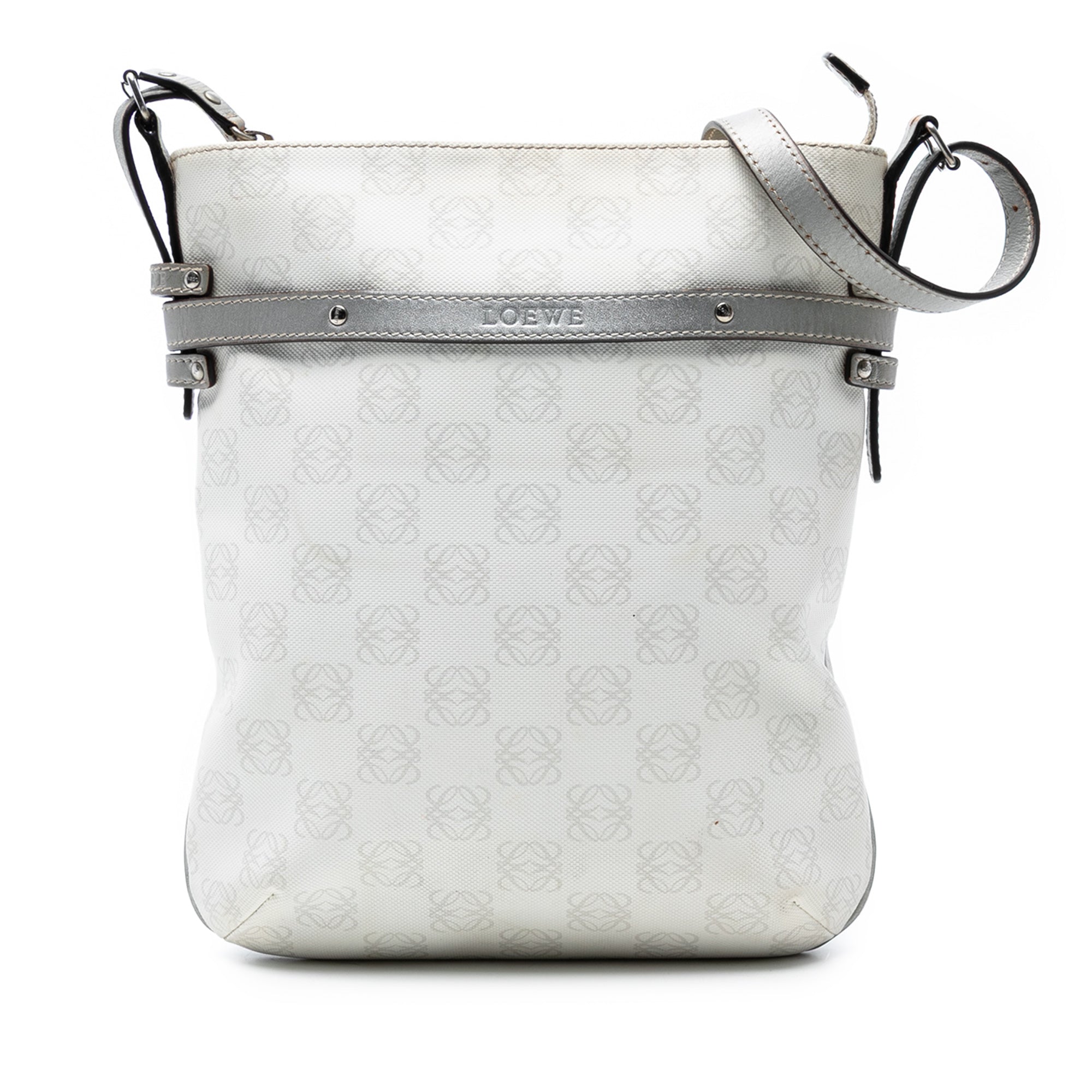 Anagram Coated Canvas Crossbody - Image 1