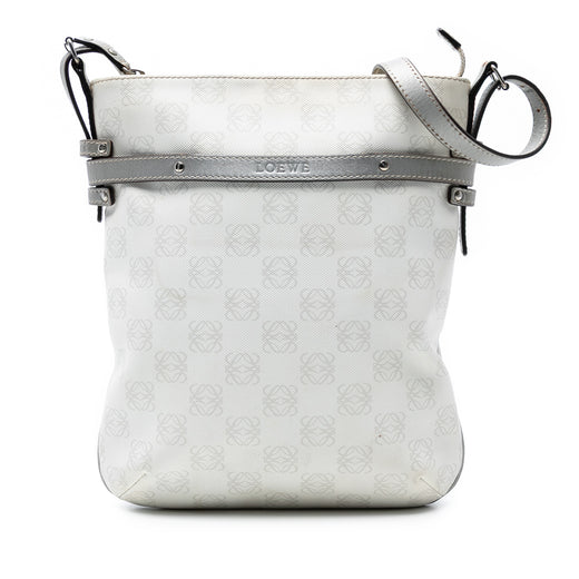 Anagram Coated Canvas Crossbody - Image 1