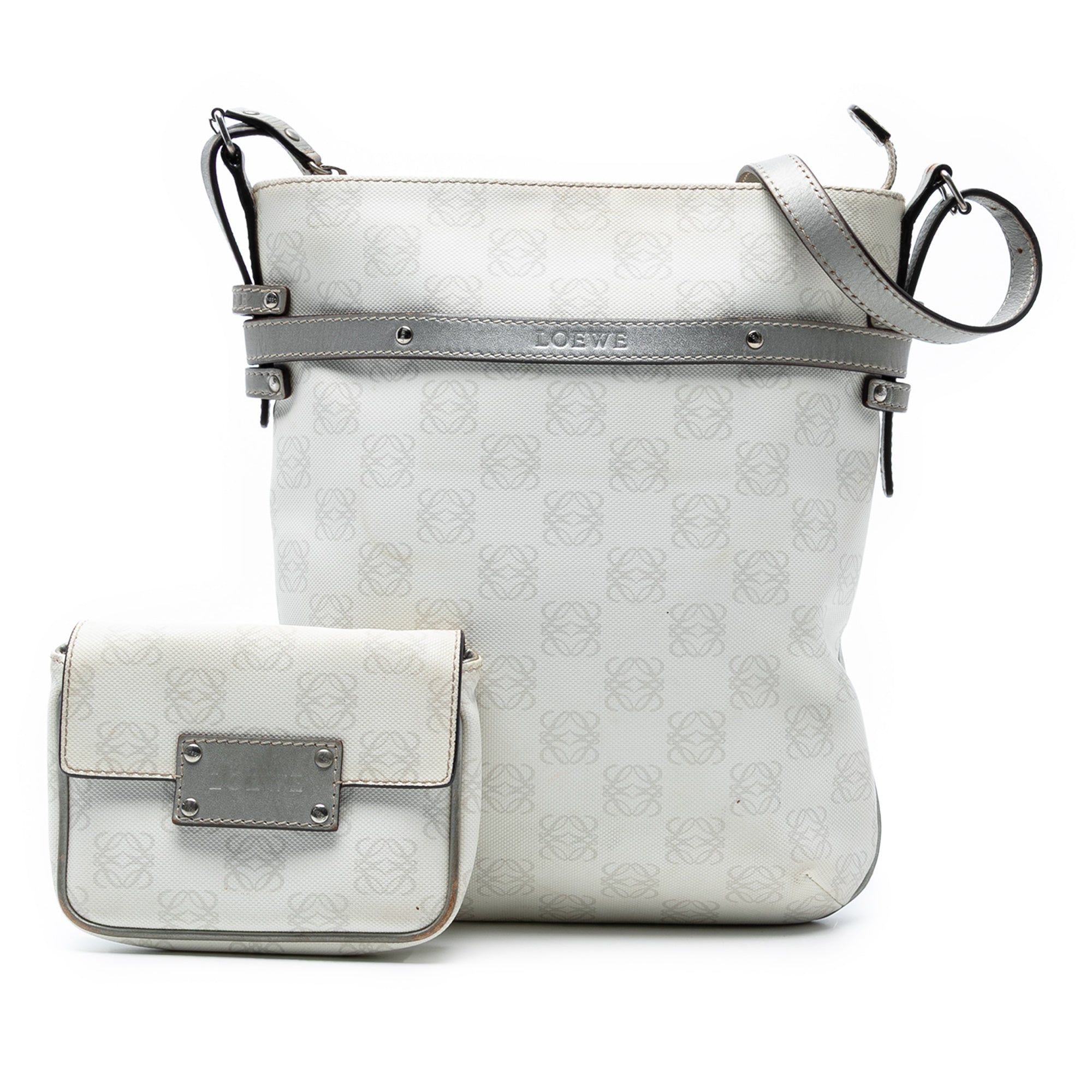 Anagram Coated Canvas Crossbody - Image 9