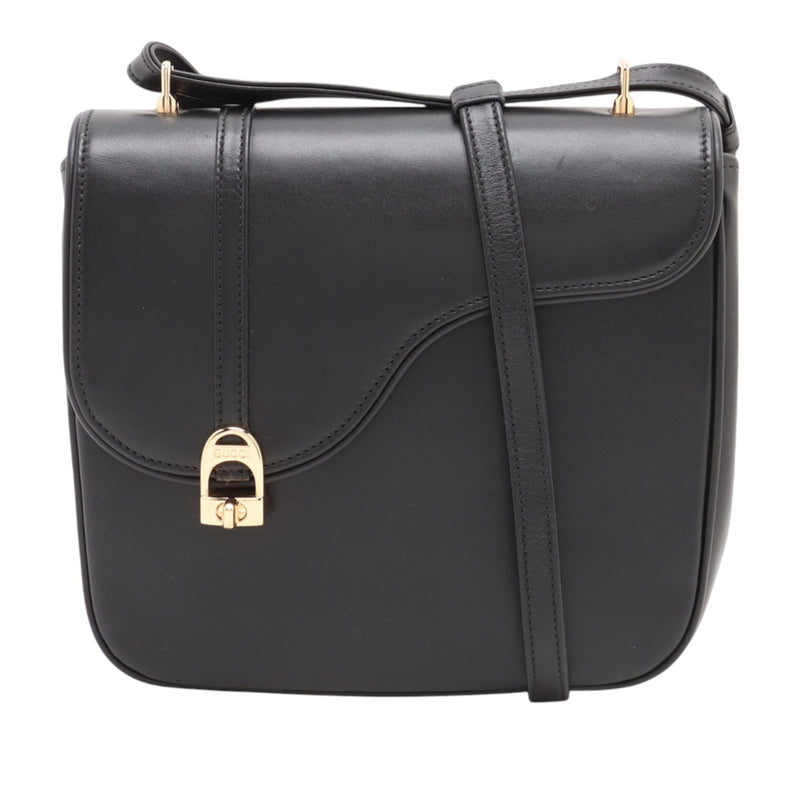Calfskin Equestrian Saddle Crosbody