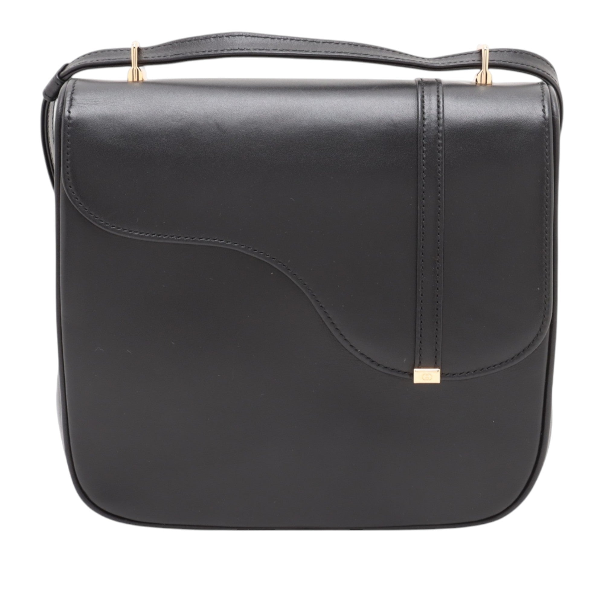 Calfskin Equestrian Saddle Crosbody - Image 2