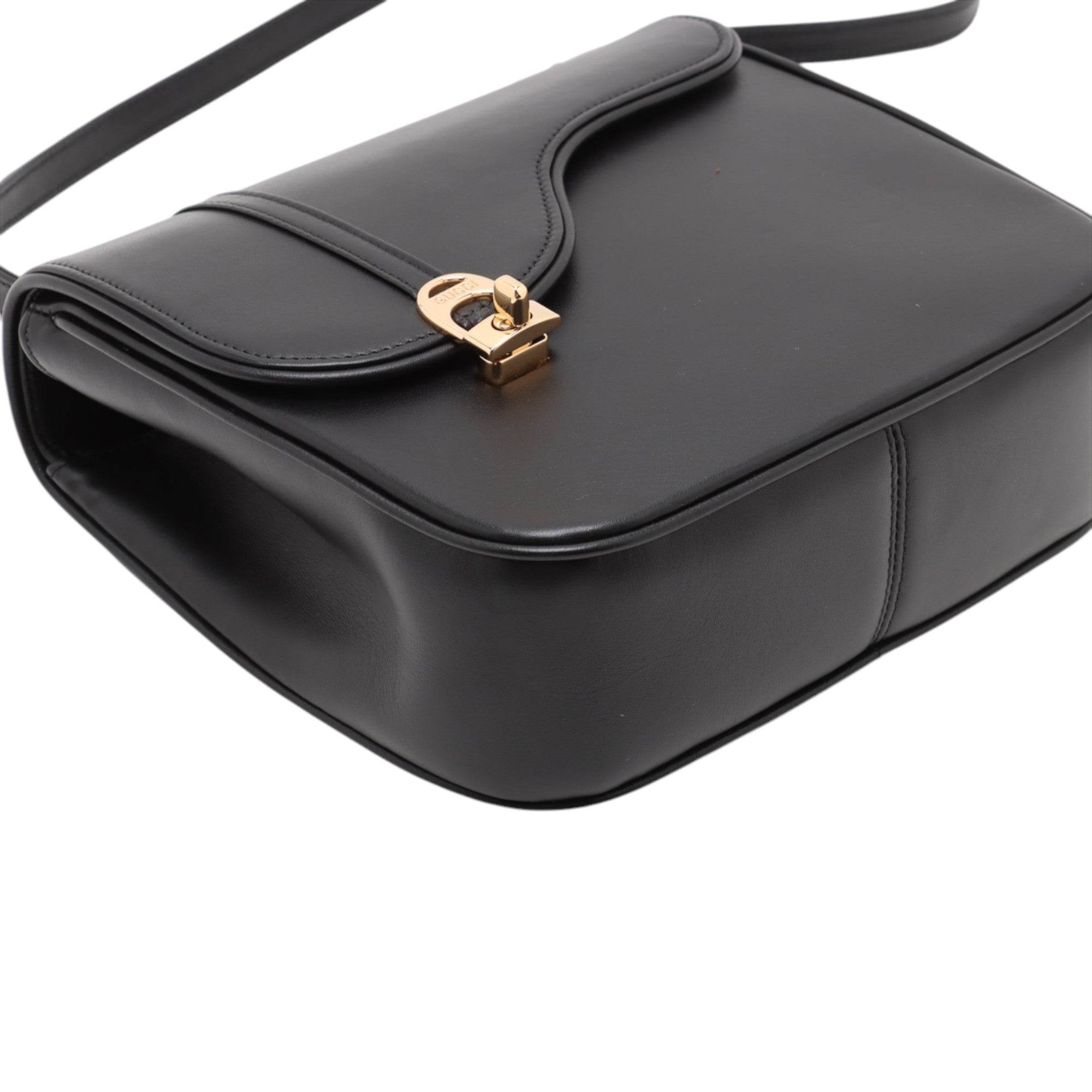 Calfskin Equestrian Saddle Crosbody - Image 3