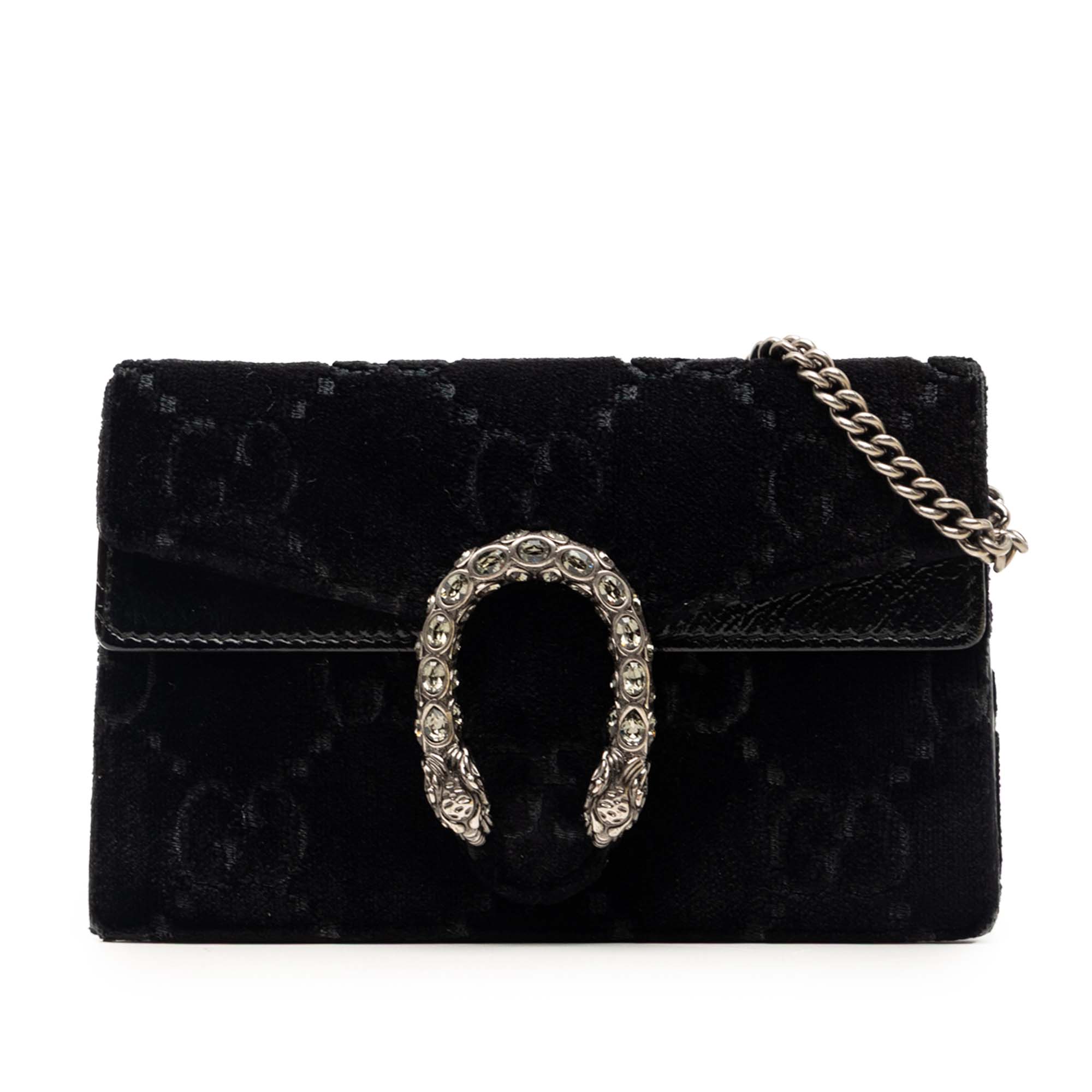 Mini GG Velvet Dionysus Crossbody - Image 1