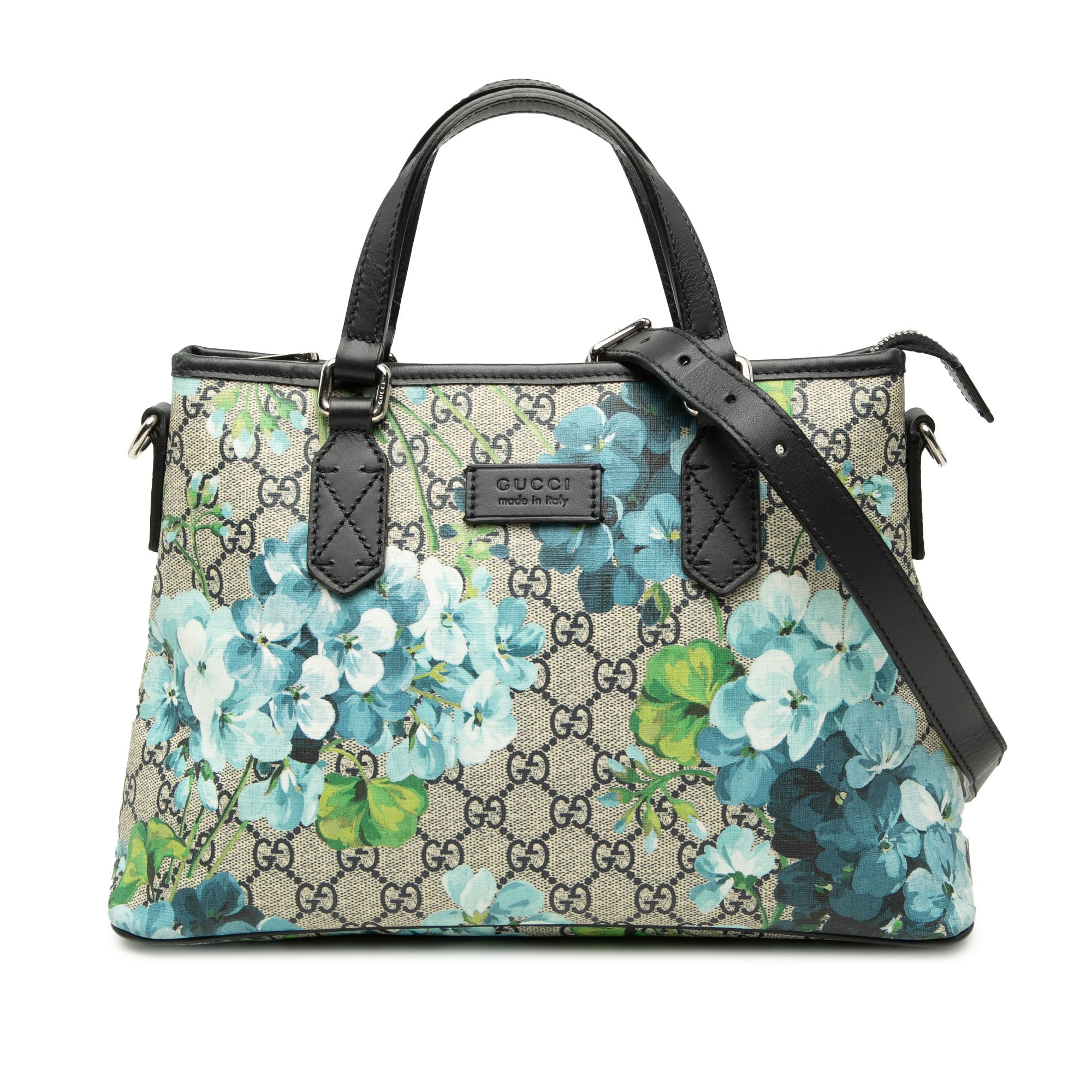 GG Supreme Blooms Zippered Tote - Image 1