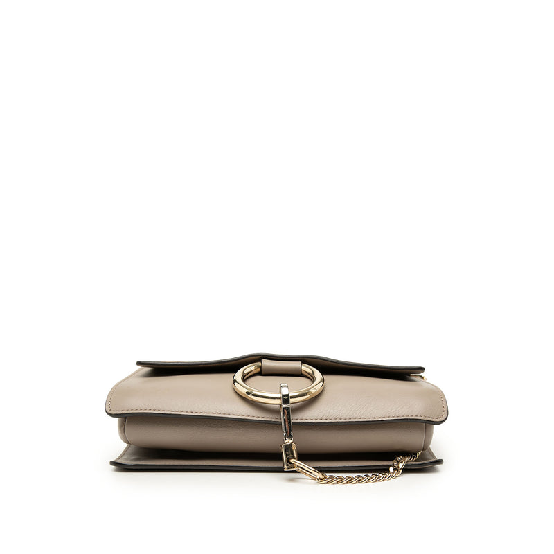 Small Suede and Calfskin Faye Crossbody - Image 3