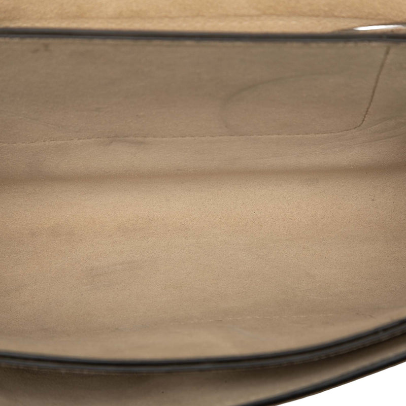 Small Suede and Calfskin Faye Crossbody - Image 4