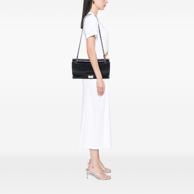Maxi Embossed Calfskin 31 Rue Cambon Reissue 2.55 Double Flap - Image 7