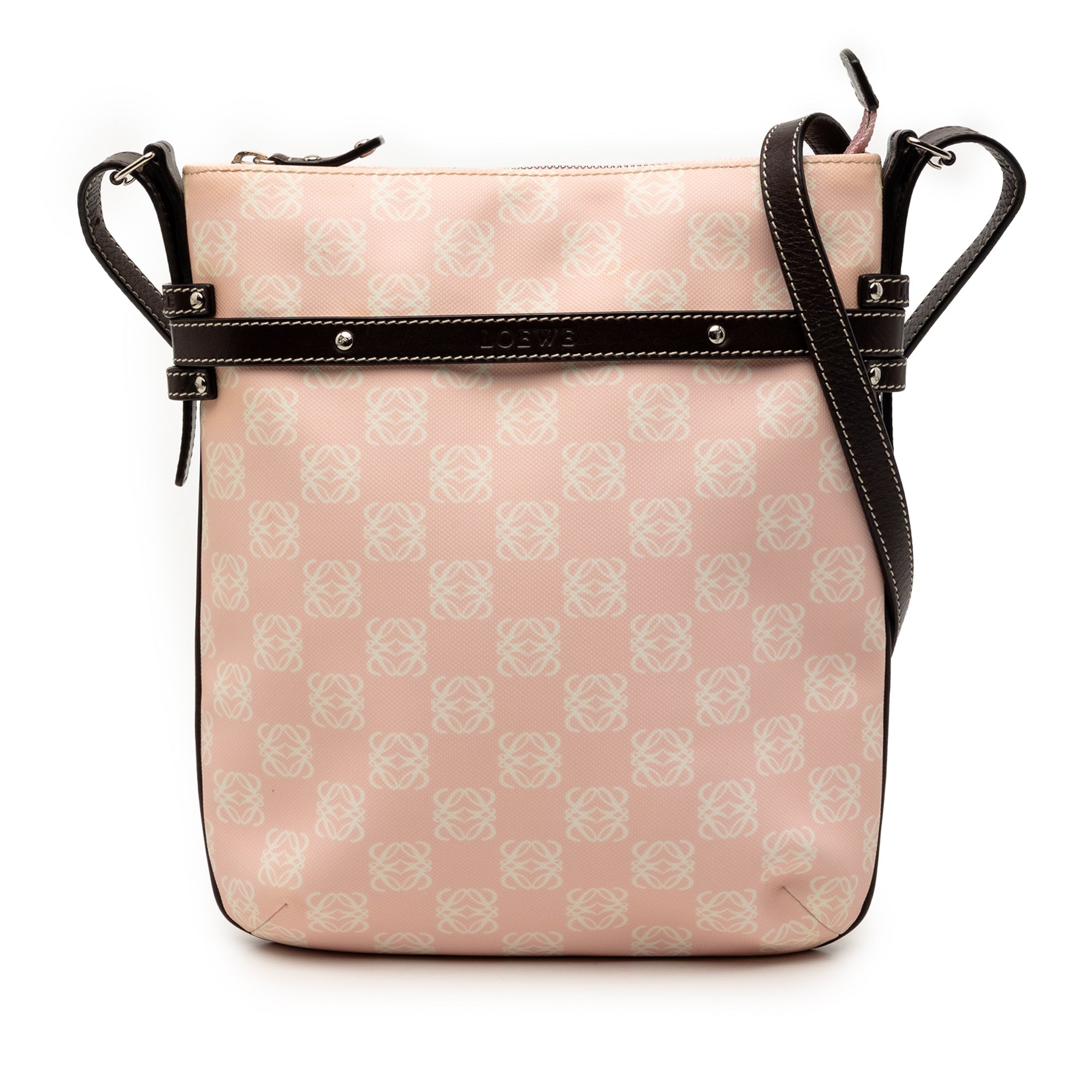 Anagram Coated Canvas Crossbody - Image 1