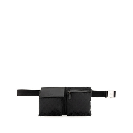 GG Canvas Double Pocket Belt Bag - Image 1