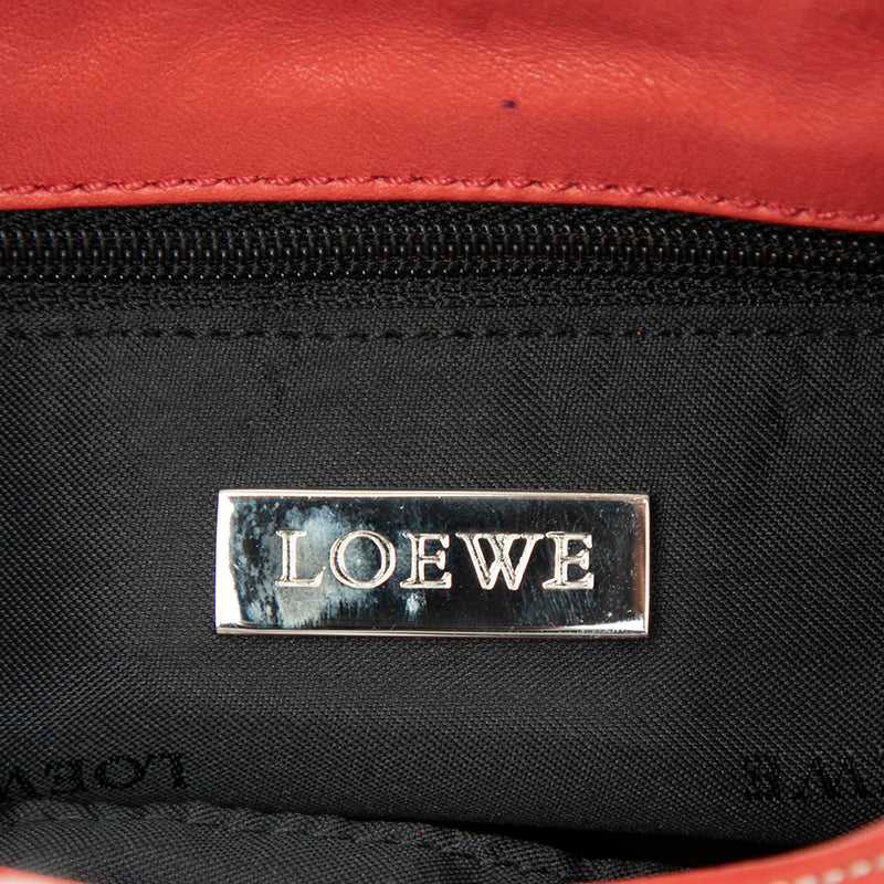 Suede Trimmed Calfskin Half Moon Hobo - Image 5